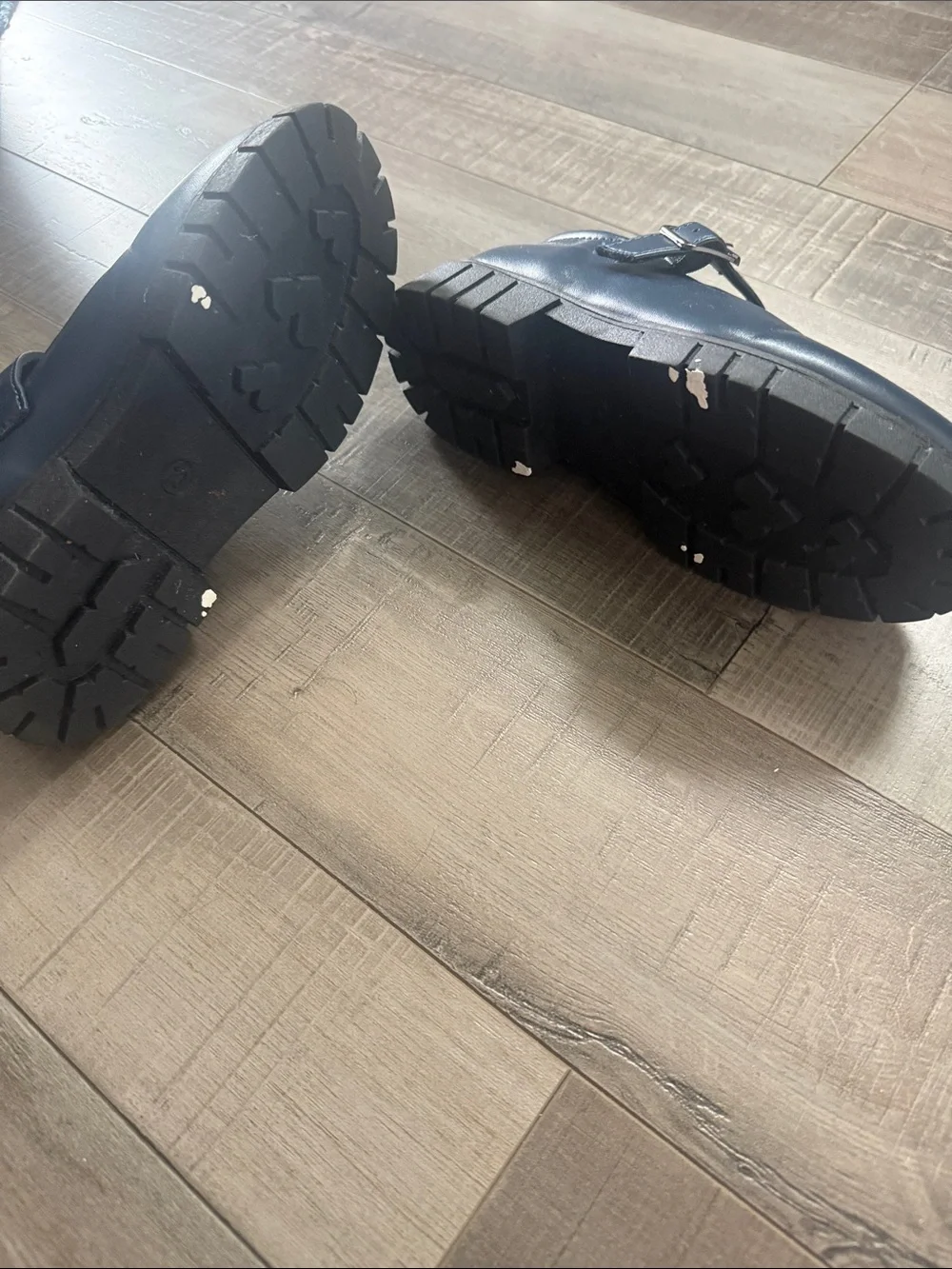 French Toast Navy Mary Jane School Shoes with Adjustable Strap